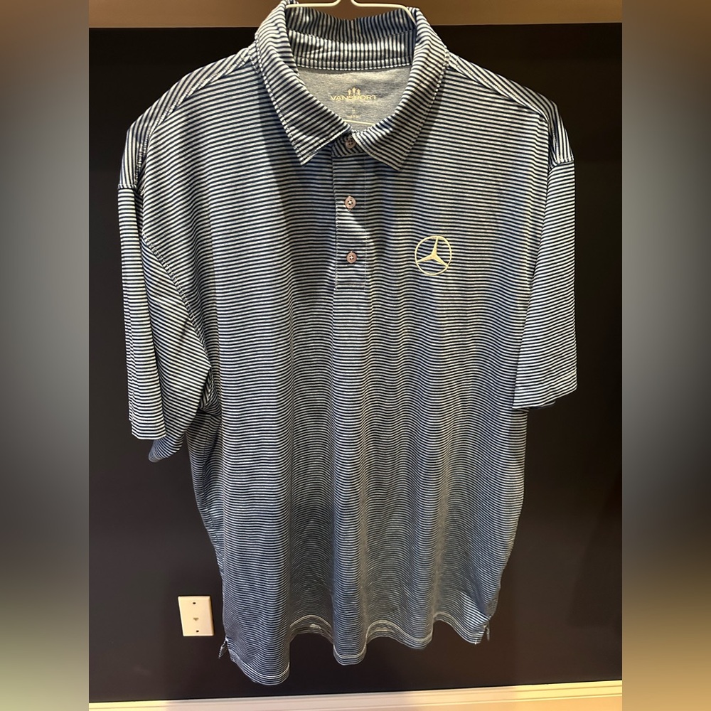 Van Sport Mercedes short sleeve polo sz XL